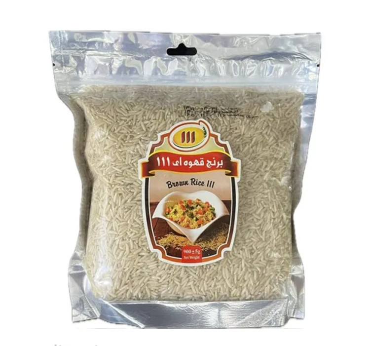 برنج قهوه ای ایرانی 111 – 900 گرم