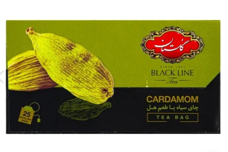چای کیسه ای گلستان با طعم هل – 25 عددی