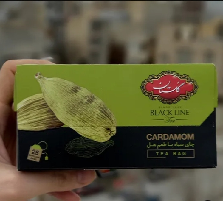 چای کیسه ای گلستان با طعم هل – 25 عددی