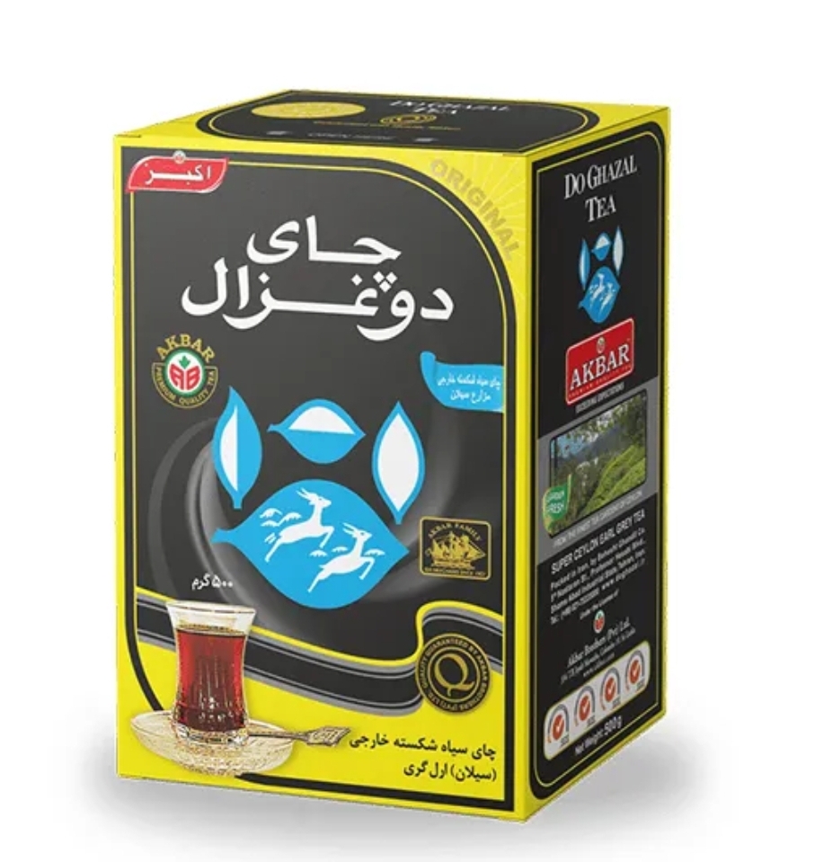 چای سیلان با طعم ارل گری دوغزال – 500 گرم