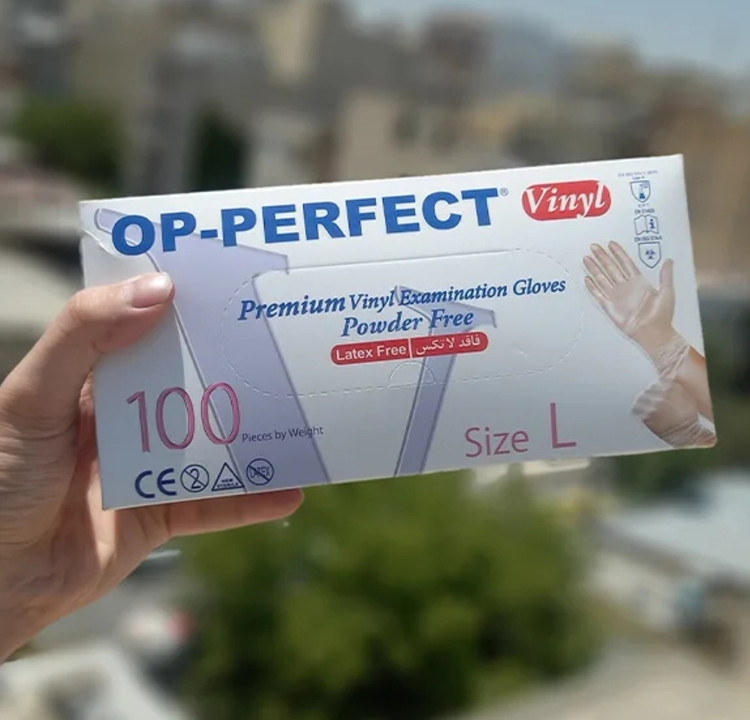 دستکش وینیل اپی پرفکت – 100 عددی