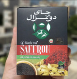 چای دوغزال هل و زعفران- 100 گرم